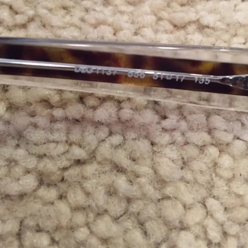 Clear and Tortiose d & G Eyeglasses